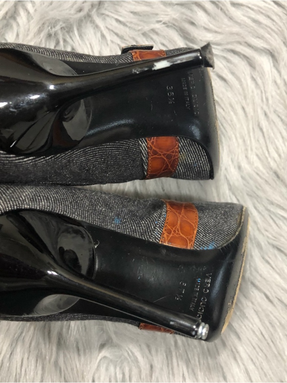 Authentic Dolce&Gabbana denim runaway boots. - Picture 8 of 16